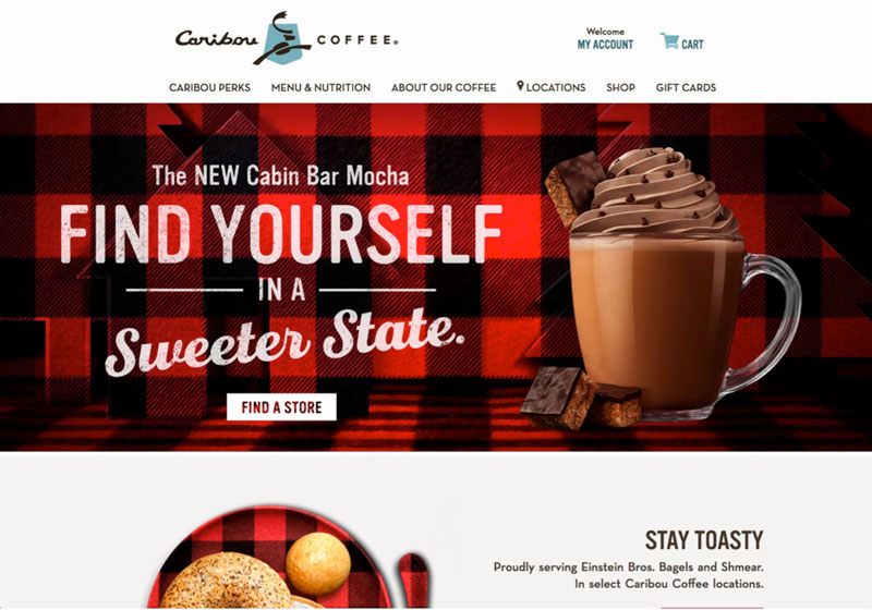 Caribou Coffee Redesign3 Slide1